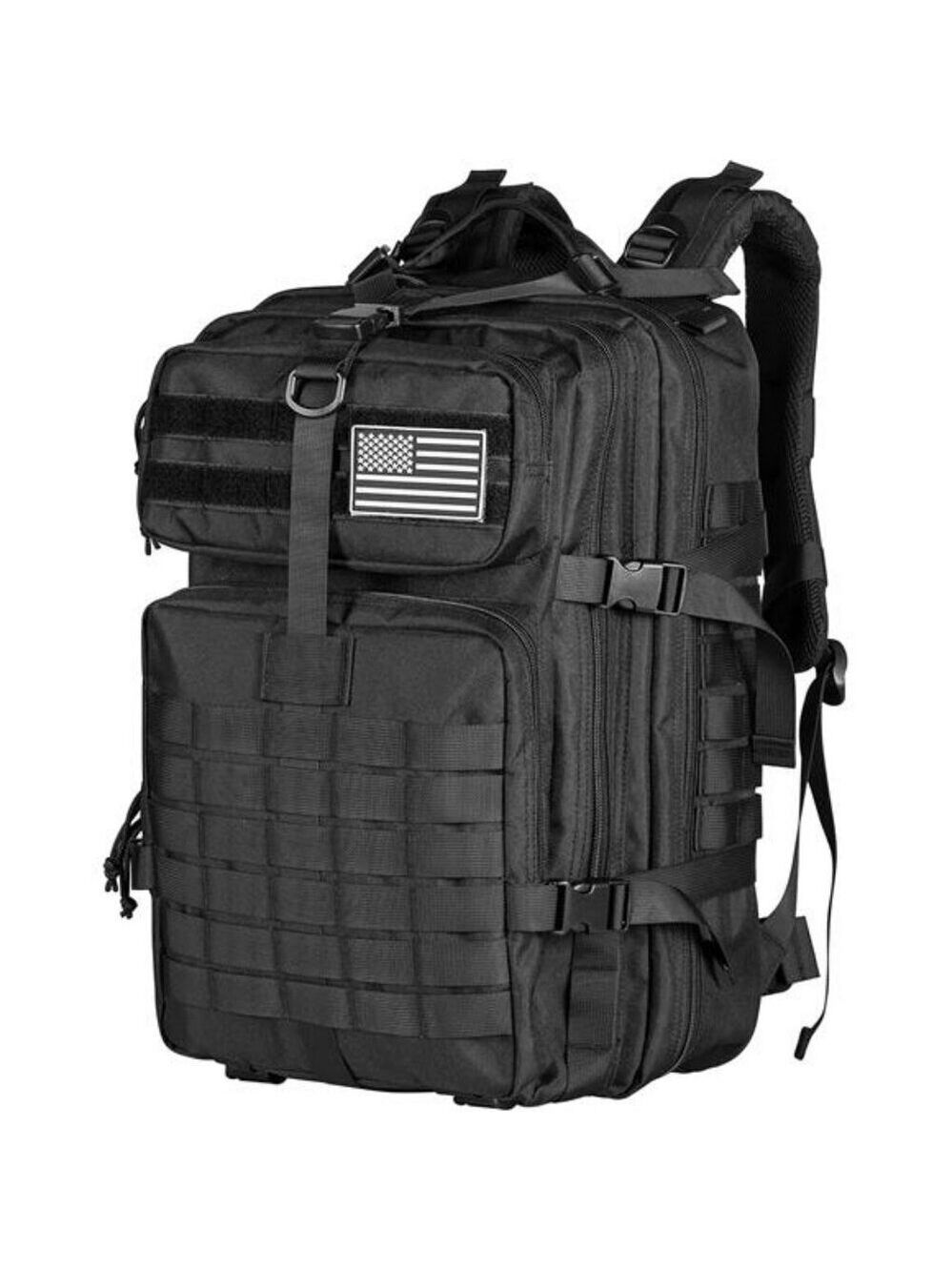 Large Tactical Backpack 40L Molle Military Hiking Camping Rucksack Bag